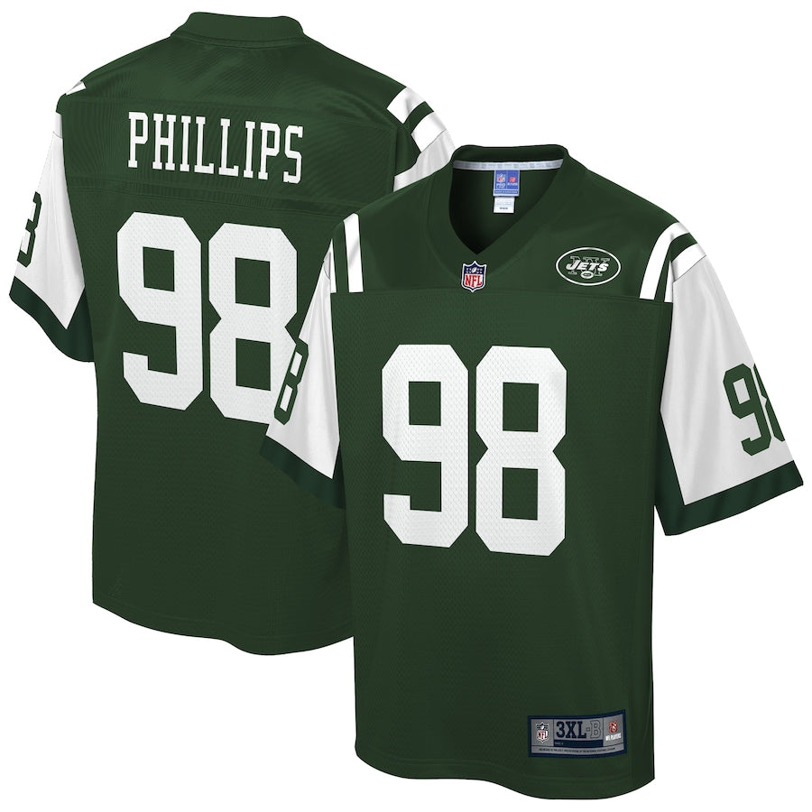 New York Jets Kyle Phillips Pro Line Big & Tall Gotham Green Football Jersey product image