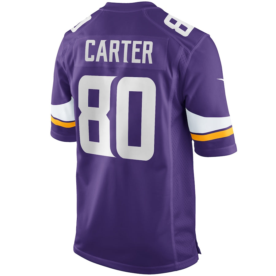 Minnesota Vikings Cris Carter Game Purple Football Jersey product image