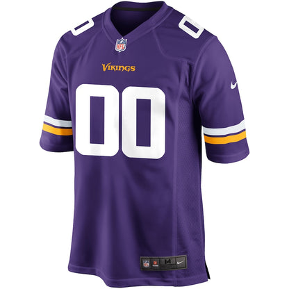Minnesota Vikings Purple Custom Game Purple Football Jersey product image