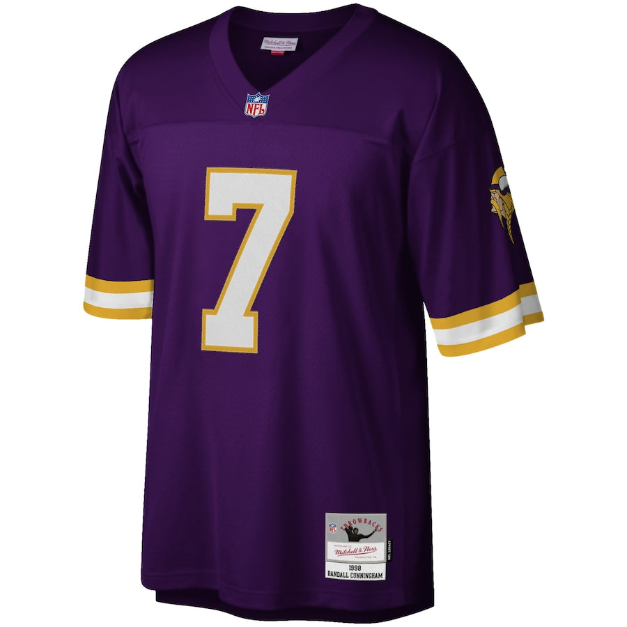 Minnesota Vikings Randall Cunningham 1998 Legacy Purple Football Jersey product image