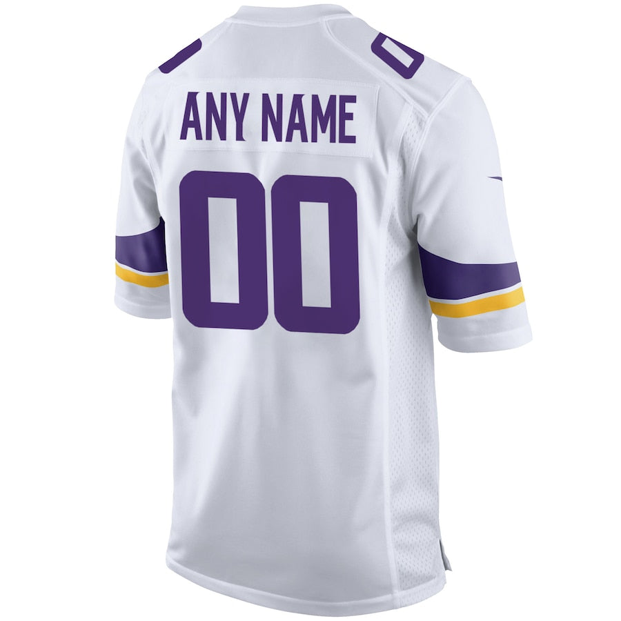 Minnesota Vikings Custom Game White Football Jersey product image