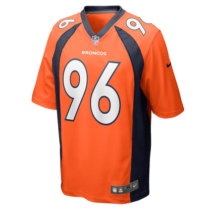 Denver Broncos Shelby Harris Game Orange Football Jersey product image