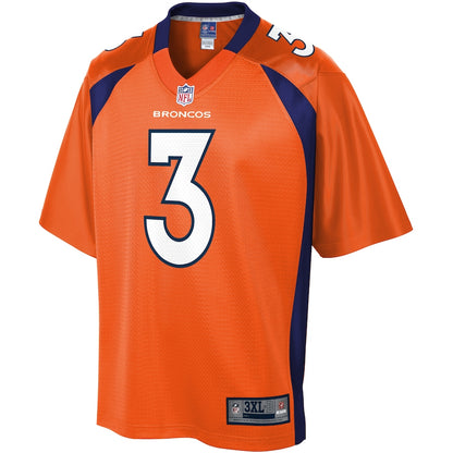Denver Broncos Drew Lock Pro Line Big & Tall Orange Football Jersey product image