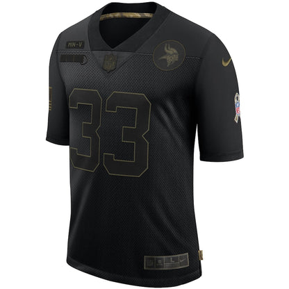 Minnesota Vikings Dalvin Cook Limited Salute To Service Black Football Jersey product image