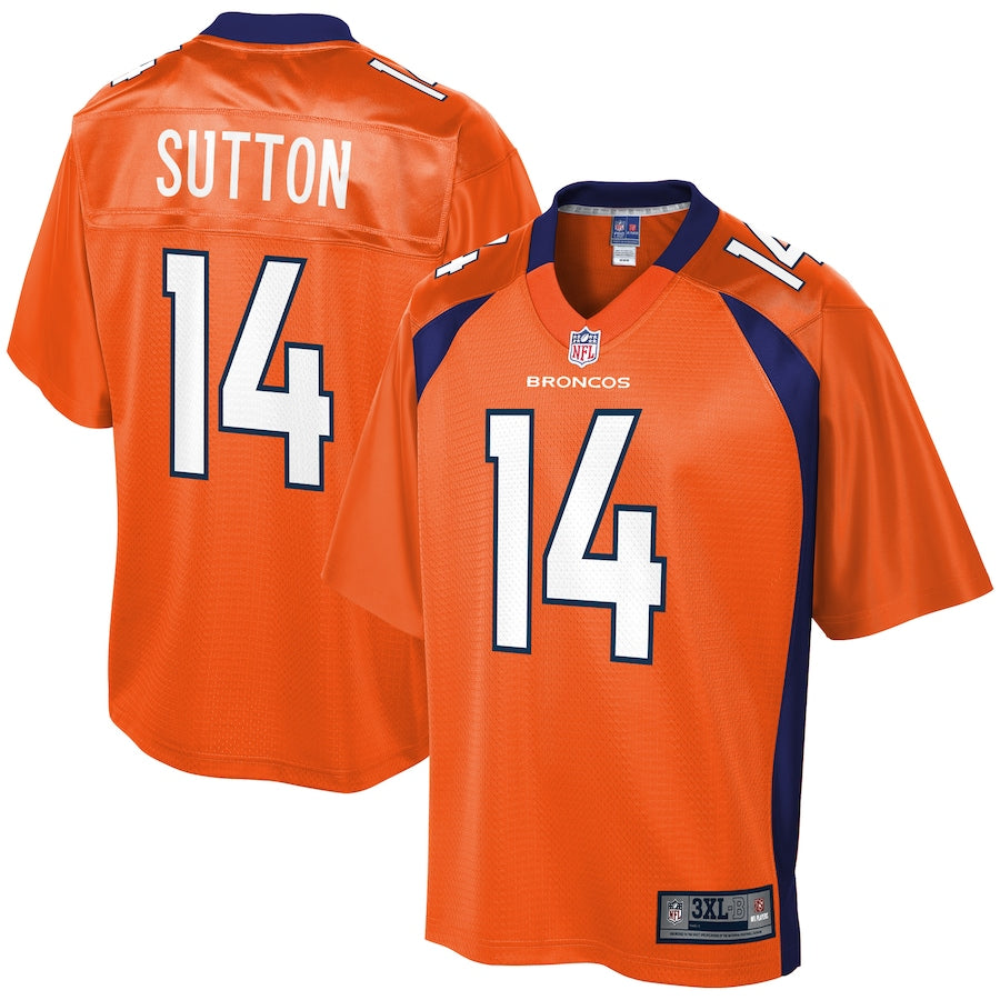 Denver Broncos Courtland Sutton Pro Line Big & Tall Orange Football Jersey product image