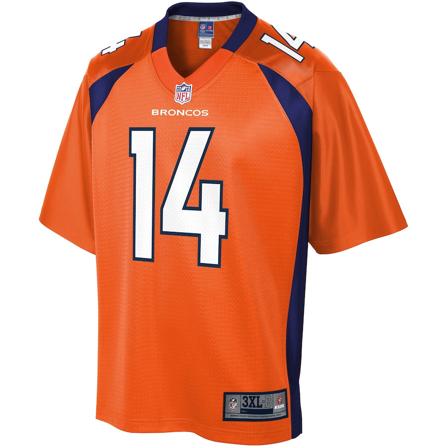 Denver Broncos Courtland Sutton Pro Line Big & Tall Orange Football Jersey product image