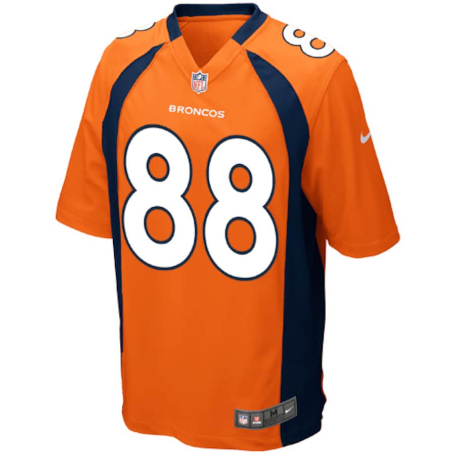 Denver Broncos Demaryius Thomas Game Team Color Orange Football Jersey product image