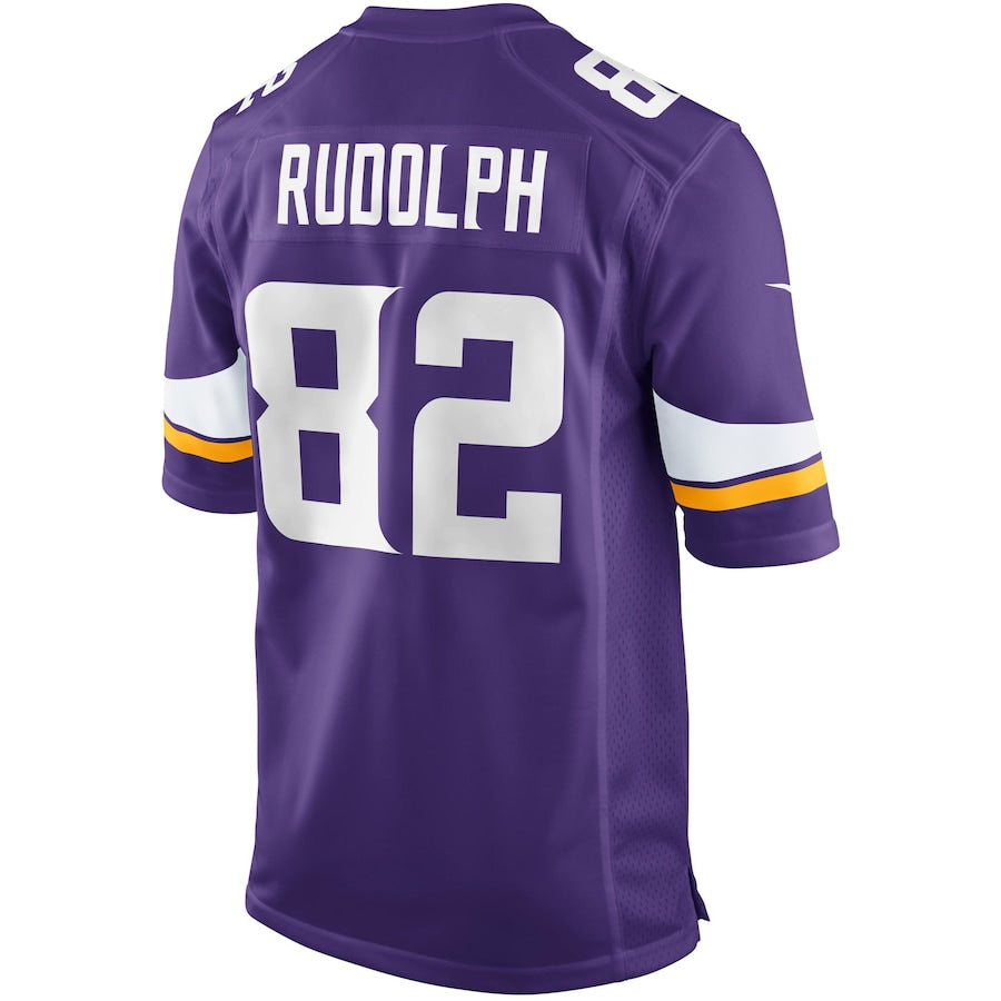 Minnesota Vikings Kyle Rudolph Game Purple Football Jersey product image