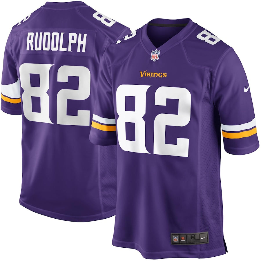 Minnesota Vikings Kyle Rudolph Game Purple Football Jersey product image
