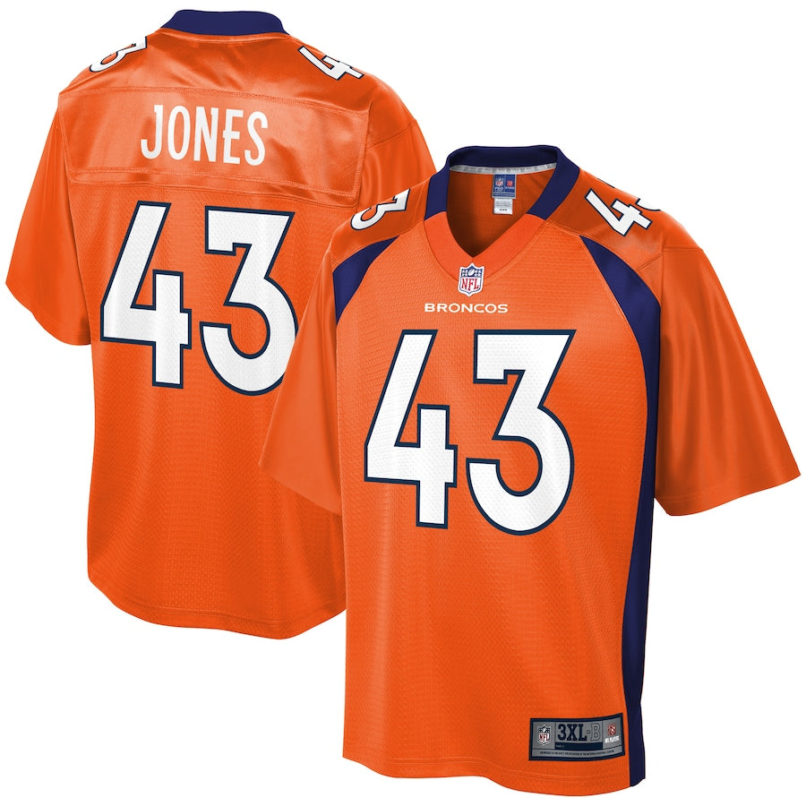 Denver Broncos Joseph Jones Pro Line Big & Tall Orange Football Jersey product image