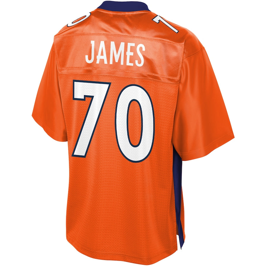 Denver Broncos Ja'wuan James Pro Line Orange Football Jersey product image