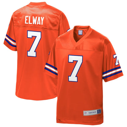 Denver Broncos John Elway Pro Line Orange Football Jersey product image