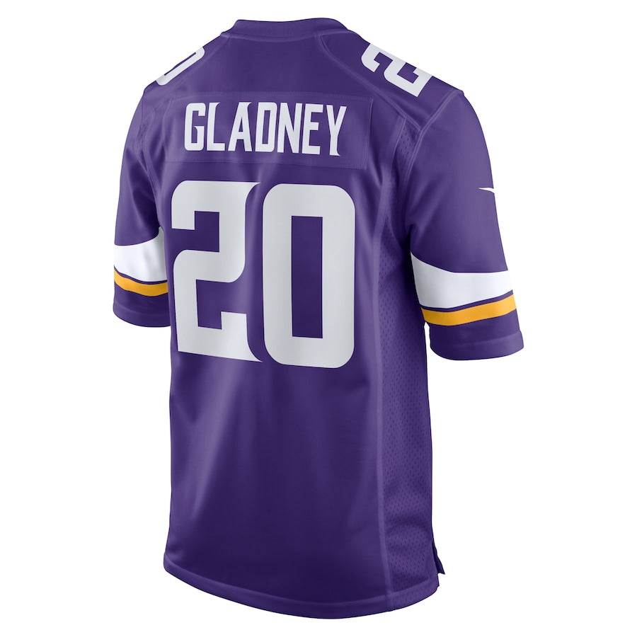 Minnesota Vikings Jeff Gladney Game Purple Football Jersey product image