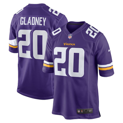 Minnesota Vikings Jeff Gladney Game Purple Football Jersey product image