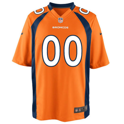Denver Broncos Customized Game Orange Football Jersey product image