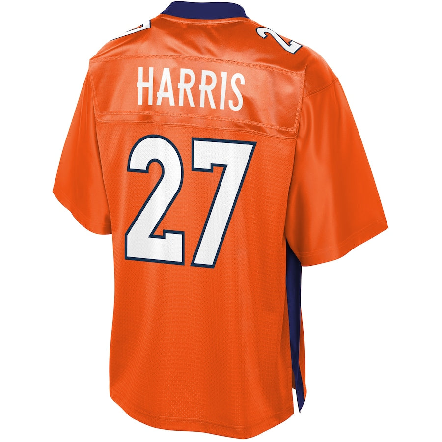 Denver Broncos Davontae Harris Pro Line Orange Football Jersey product image