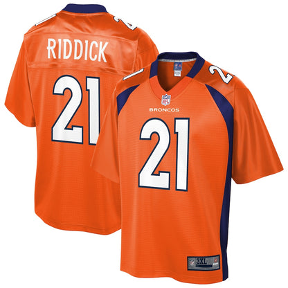 Denver Broncos Theo Riddick Pro Line Big & Tall Orange Football Jersey product image