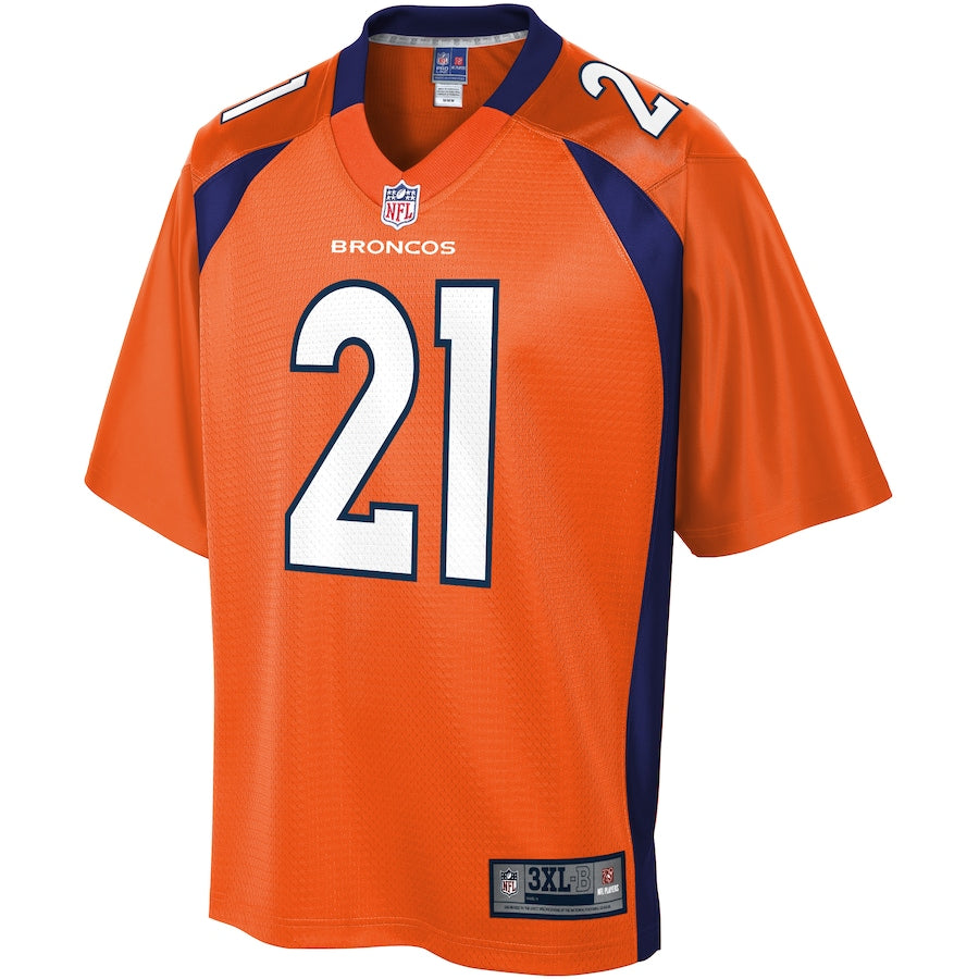 Denver Broncos Theo Riddick Pro Line Big & Tall Orange Football Jersey product image