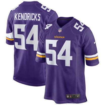Minnesota Vikings Eric Kendricks Game Purple Football Jersey product image