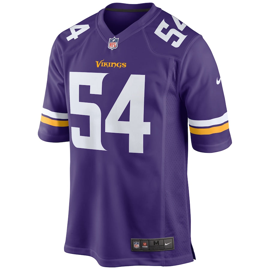 Minnesota Vikings Eric Kendricks Game Purple Football Jersey product image