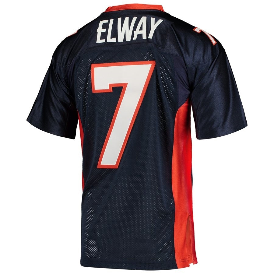 Denver Broncos John Elway 1997 Throwback Navy Football Jersey product image