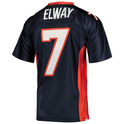 Denver Broncos John Elway 1997 Throwback Navy Football Jersey product image