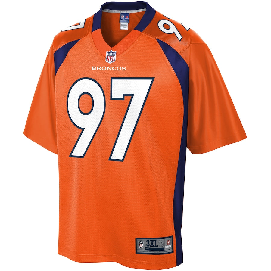 Denver Broncos Jeremiah Attaochu Pro Line Big & Tall Orange Football Jersey product image