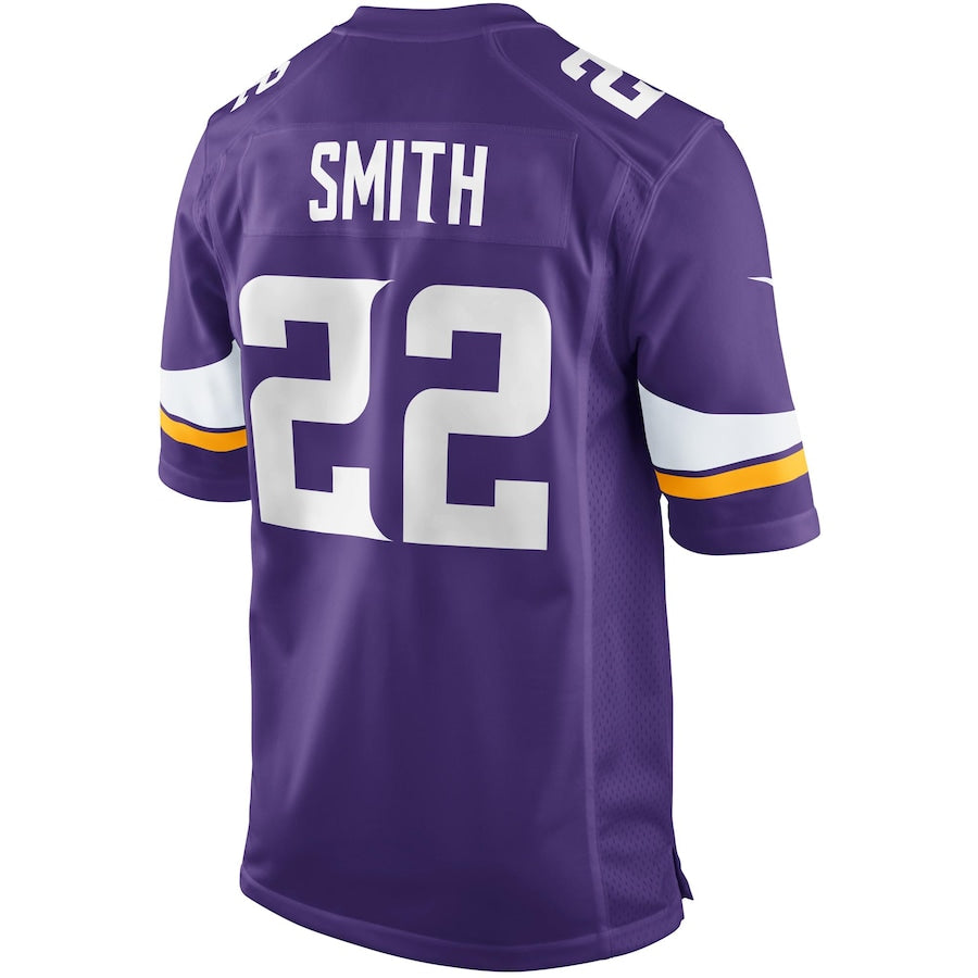Minnesota Vikings Harrison Smith Game Purple Football Jersey product image