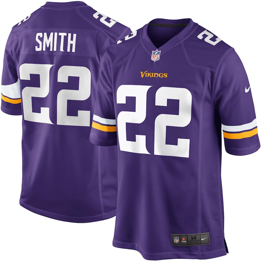 Minnesota Vikings Harrison Smith Game Purple Football Jersey product image