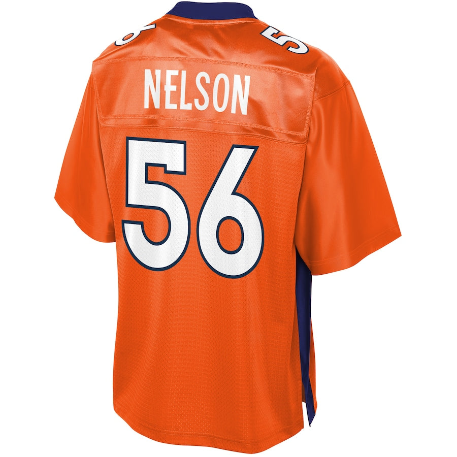 Denver Broncos Corey Nelson Pro Line Orange Football Jersey product image