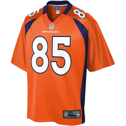 Denver Broncos Bug Howard Pro Line Big & Tall Orange Football Jersey product image