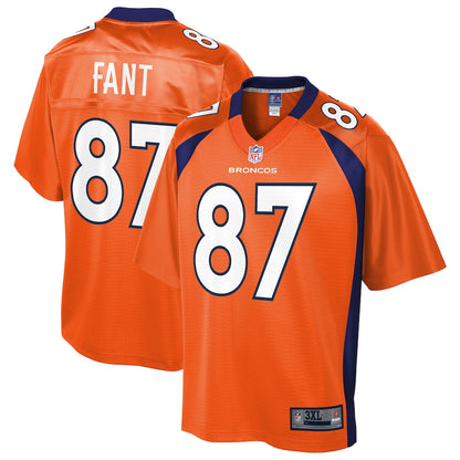 Denver Broncos Noah Fant Pro Line Big & Tall Orange Football Jersey product image