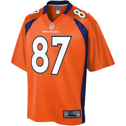 Denver Broncos Noah Fant Pro Line Big & Tall Orange Football Jersey product image