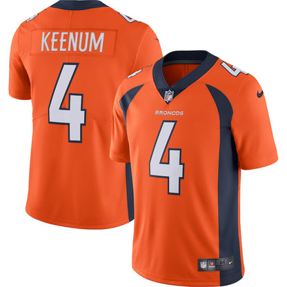 Denver Broncos Case Keenum Limited Orange Football Jersey product image