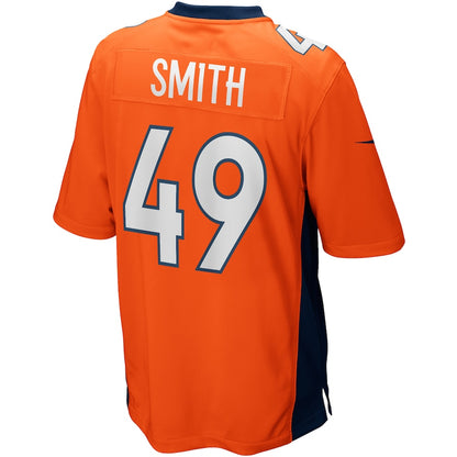 Denver Broncos Dennis Smith Game Orange Football Jersey product image