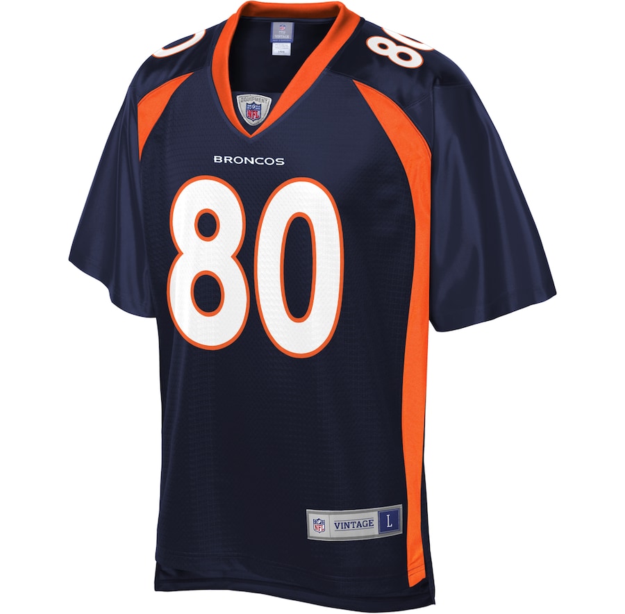 Denver Broncos Rod Smith Pro Line Navy Football Jersey product image