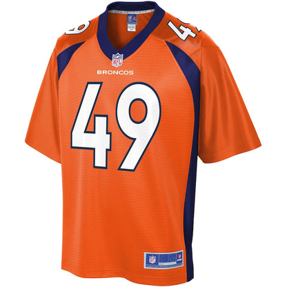 Denver Broncos Alijah Holder Pro Line Orange Football Jersey product image