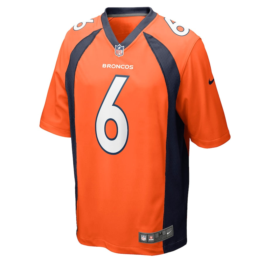 Denver Broncos Sam Martin Game Orange Football Jersey product image