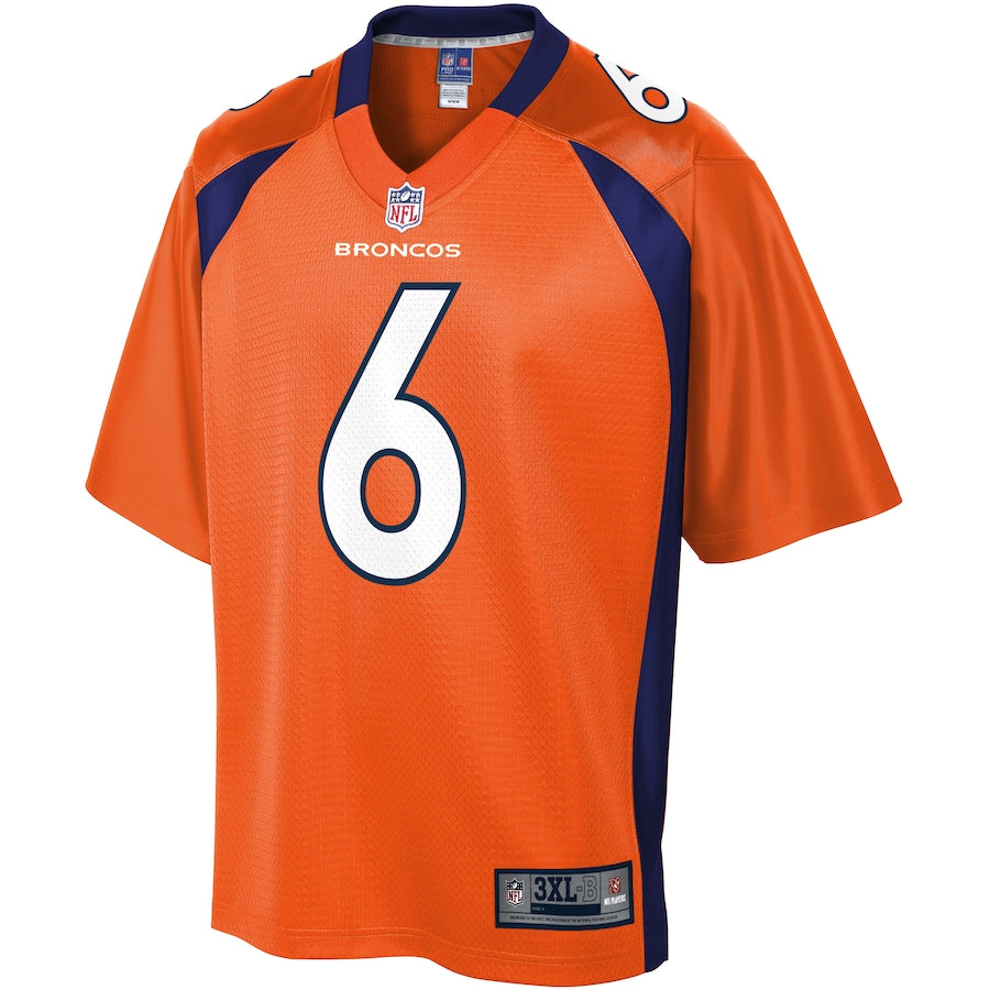 Denver Broncos Colby Wadman Pro Line Big & Tall Orange Football Jersey product image