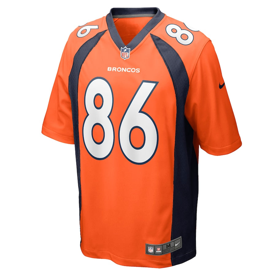 Denver Broncos Tyrie Cleveland Game Orange Football Jersey product image