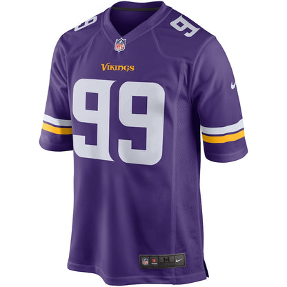 Minnesota Vikings Danielle Hunter Game Purple Football Jersey product image