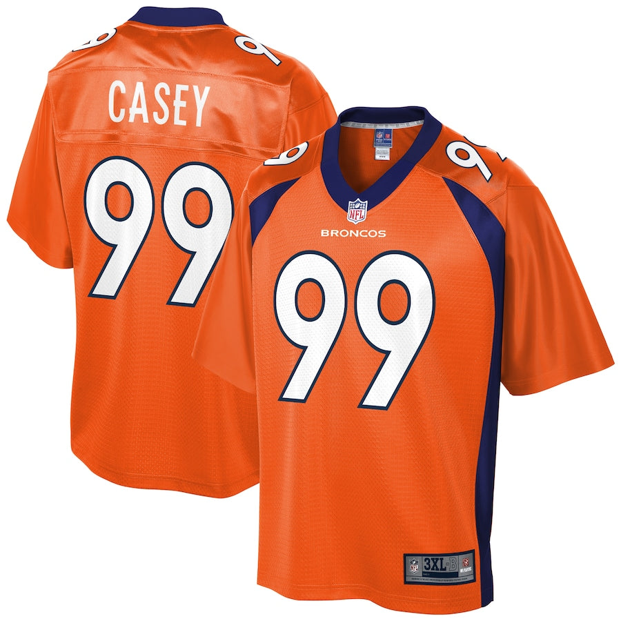 Denver Broncos Jurrell Casey Pro Line Big & Tall Orange Football Jersey product image