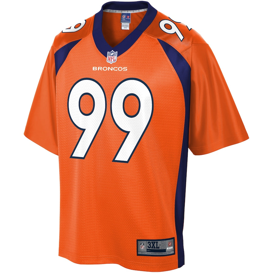 Denver Broncos Jurrell Casey Pro Line Big & Tall Orange Football Jersey product image