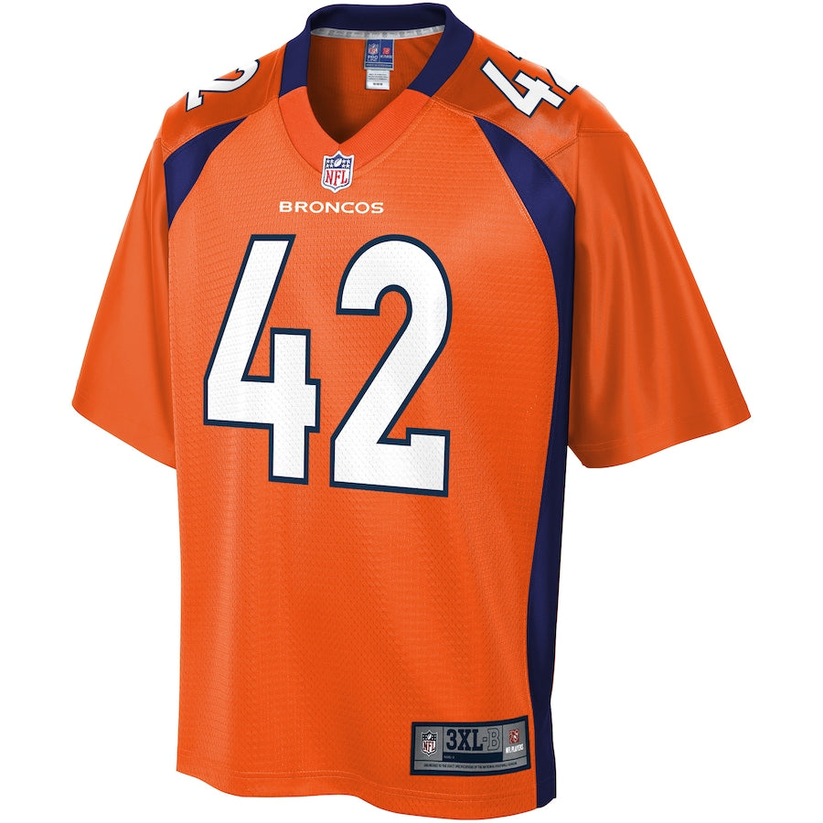 Denver Broncos Casey Kreiter Pro Line Big & Tall Orange Football Jersey product image