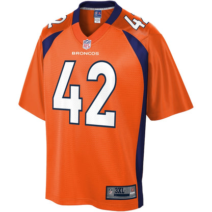 Denver Broncos Casey Kreiter Pro Line Big & Tall Orange Football Jersey product image