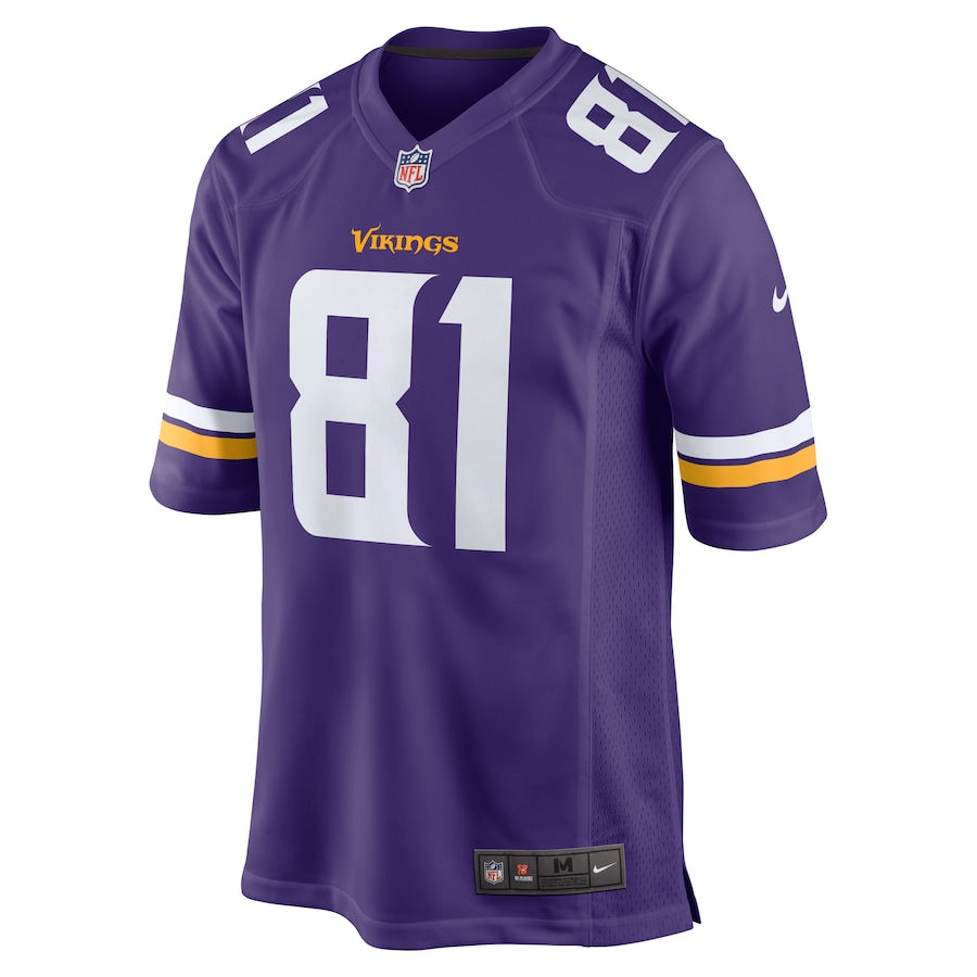 Minnesota Vikings Bisi Johnson Game Purple Football Jersey product image
