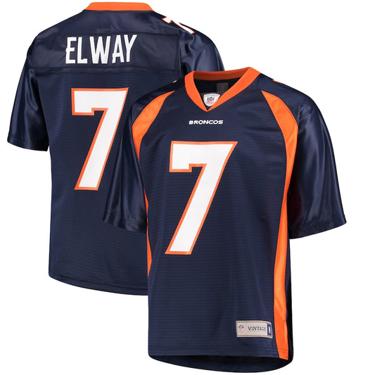Denver Broncos John Elway Pro Line Navy Football Jersey product image