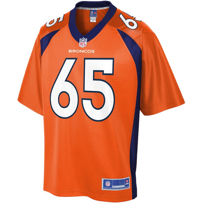 Denver Broncos Ron Leary Pro Line Orange Football Jersey product image