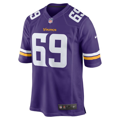 Minnesota Vikings Rashod Hill Game Purple Football Jersey product image