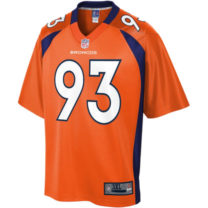 Denver Broncos Dre'mont Jones Pro Line Big & Tall Orange Football Jersey product image